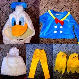 Donald Duck little kids costume. Size XS (kids 4-5) Disney’s Mickey Mouse.